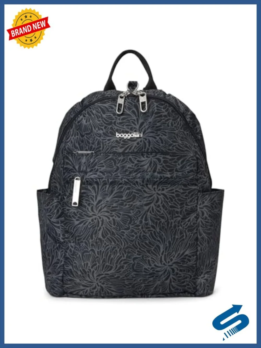 Anti-Theft Travel Backpack Slash Resistant RFID Nylon Daypack